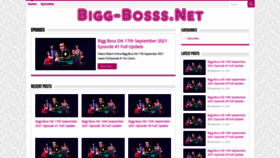 What Bigg-bosss.net website looked like in 2021 (2 years ago)