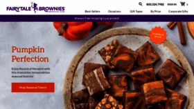 What Brownies.com website looked like in 2021 (2 years ago)