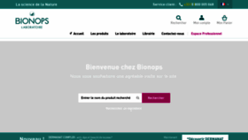 What Bionops.eu website looked like in 2021 (2 years ago)