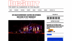 What Bigshotmag.com website looked like in 2021 (2 years ago)