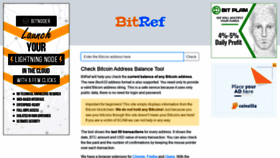 What Bitref.com website looked like in 2021 (2 years ago)