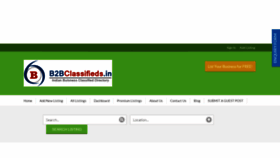 What B2bclassifieds.in website looked like in 2021 (2 years ago)