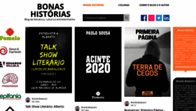 What Bonashistorias.com.br website looked like in 2021 (2 years ago)