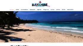 What Bayahibevillage.com website looked like in 2021 (2 years ago)