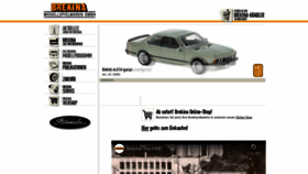 What Brekina.de website looked like in 2021 (2 years ago)