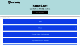 What Bame6.net website looked like in 2021 (2 years ago)