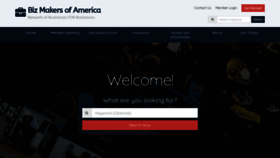 What Bizmakersamerica.org website looked like in 2021 (2 years ago)
