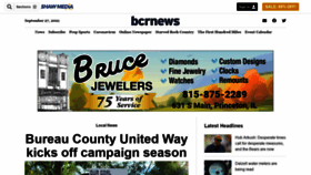 What Bcrnews.com website looked like in 2021 (2 years ago)