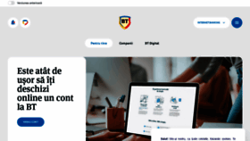 What Bancatransilvania.ro website looked like in 2021 (2 years ago)