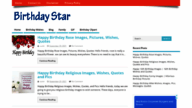 What Birthdaystar.org website looked like in 2021 (2 years ago)