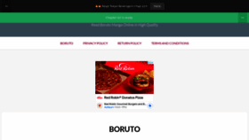 What Boruto-manga.co website looked like in 2021 (2 years ago)
