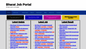 What Bharatjobportal.com website looked like in 2021 (2 years ago)
