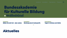 What Bundesakademie.de website looked like in 2021 (2 years ago)