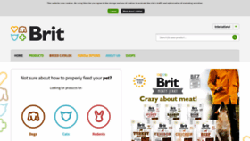 What Brit-petfood.com website looked like in 2021 (2 years ago)
