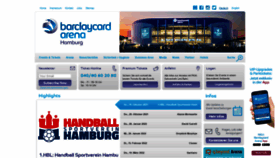 What Barclaycard-arena.de website looked like in 2021 (2 years ago)