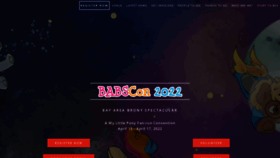 What Babscon.com website looked like in 2021 (2 years ago)