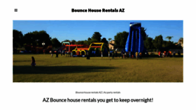 What Bouncehouserentalsaz.com website looked like in 2021 (2 years ago)