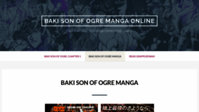 What Baki-manga.com website looked like in 2021 (2 years ago)
