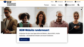 What Bgw-online.de website looked like in 2021 (2 years ago)