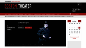 What Boston-theater.com website looked like in 2021 (2 years ago)