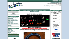 What Beadinspirations.com website looked like in 2021 (2 years ago)