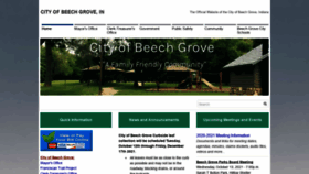 What Beechgrove.com website looked like in 2021 (2 years ago)