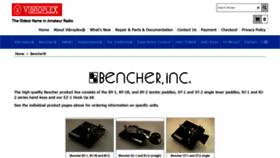 What Bencher.com website looked like in 2021 (2 years ago)