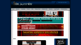 What Bigscreenbiz.com website looked like in 2021 (4 years ago)