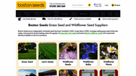 What Bostonseeds.co.uk website looked like in 2021 (2 years ago)