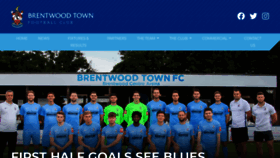 What Brentwoodtownfc.co.uk website looked like in 2021 (2 years ago)