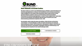 What Bund-bawue.de website looked like in 2021 (2 years ago)