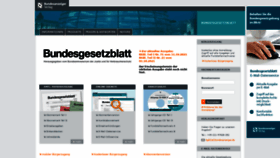 What Bundesgesetzblatt.de website looked like in 2021 (2 years ago)