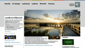 What Biberach.de website looked like in 2021 (2 years ago)