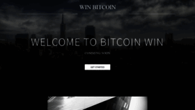 What Bitcoin.win website looked like in 2021 (2 years ago)