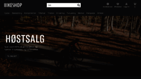 What Bikeshop.no website looked like in 2021 (4 years ago)