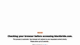 What Blackbride.com website looked like in 2021 (2 years ago)