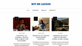 What Buymelaughs.com website looked like in 2021 (2 years ago)