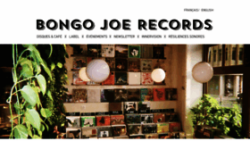 What Bongojoe.ch website looked like in 2021 (4 years ago)