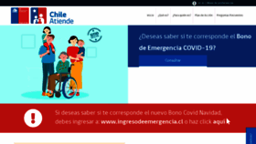 What Bonocovid.cl website looked like in 2021 (2 years ago)