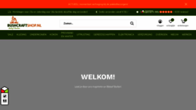What Bushcraftshop.nl website looked like in 2021 (2 years ago)