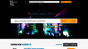 What Buytickets.com website looked like in 2021 (2 years ago)