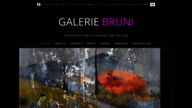 What Bruni-gallery.com website looked like in 2021 (2 years ago)