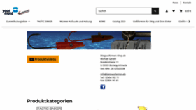 What Bleigussformen-shop.de website looked like in 2021 (2 years ago)