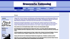 What Brassworksembossing.com website looked like in 2021 (3 years ago)