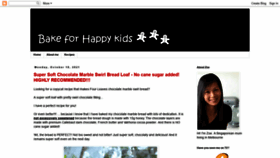 What Bakeforhappykids.com website looked like in 2021 (2 years ago)