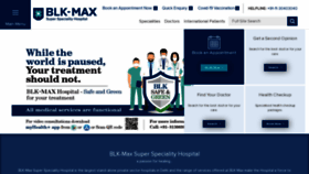 What Blkhospital.com website looked like in 2021 (2 years ago)