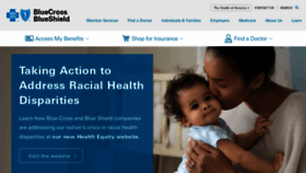 What Bluecross.com website looked like in 2021 (2 years ago)