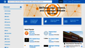 What Bittrust.org website looked like in 2021 (2 years ago)