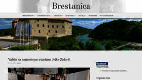What Brestanica.com website looked like in 2021 (2 years ago)
