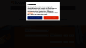 What Budget.nl website looked like in 2021 (2 years ago)